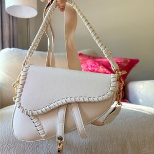 Elegant White Shoulder Bag